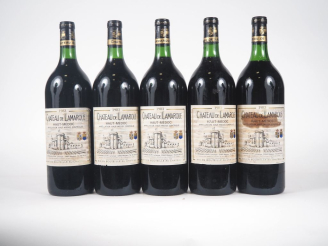 Vente aux enchères 5 MAGNUMS CHÂTEAU DE LAMARQUE HAUT MÉDOC - 1983 - CBO - 1 ET