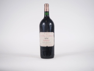 Vente aux enchères 1 BOUTEILLE LA DAME DE MALESCOT MARGAUX - 1989 - ELA 