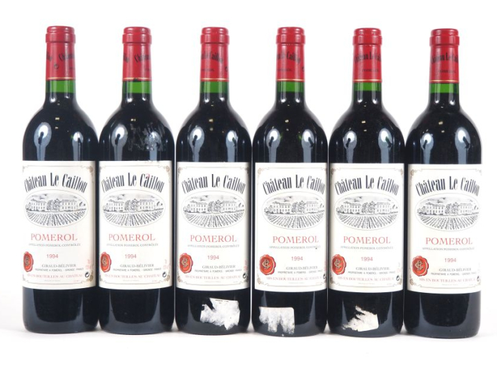 6 BOUTEILLES CHÂTEAU LA CAILLOU POMEROL - 1994 