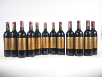 Vente aux enchères 12 BOUTEILLES CHÂTEAU LA MOULINE CB MOULIS - 1997 - CBO 
