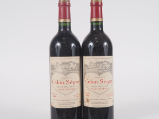 Vente aux enchères 2 BOUTEILLES CHÂTEAU CALON SÉGUR GCC ST ESTÈPHE - 1998