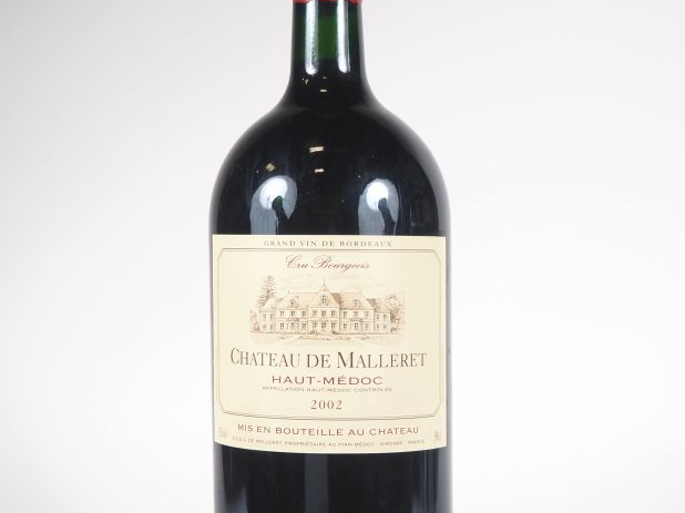 1 JEROBOAM CHÂTEAU DE MALLERET CB HAUT MÉDOC - 2002 - CAPSULE CIRE 