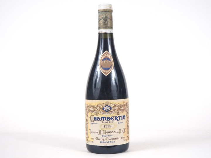 1 BOUTEILLE CHAMBERTIN GC DOMAINE ARMAND ROUSSEAU - 1998 - 0,4 CM/ETLA
