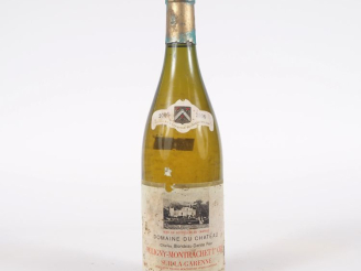 Vente aux enchères 1 BOUTEILLE PULIGNY MONTRACHET 1er CRU "SUR LA GARENNE" DOMAINE DU CHÂ