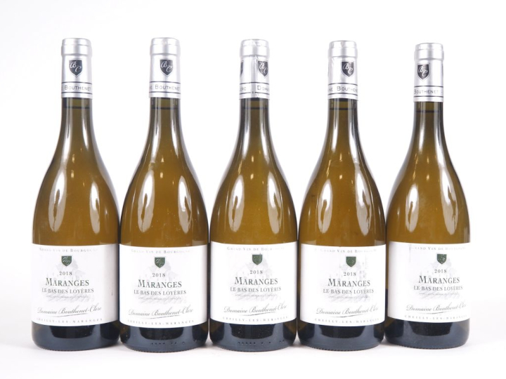 5 BOUTEILLES MARANGES "LE BAS DES LOYÈRES" DOMAINE BOUTHENET CLERC - 2