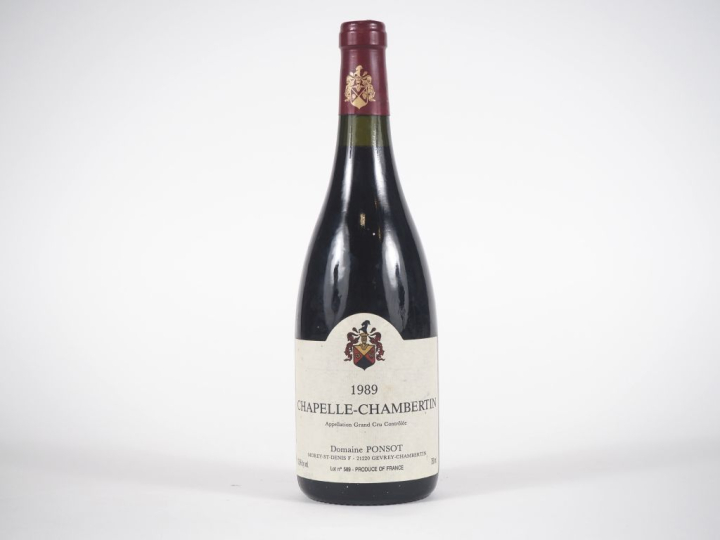 1 BOUTEILLE CHAPELLE CHAMBERTIN GC DOMAINE PONSOT - 1989 