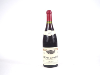 Vente aux enchères 1 BOUTEILLE GEVREY CHAMBERTIN JACKY TRUCHOT - 1997 - 0,9 CM 