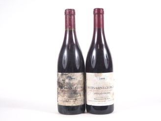 Vente aux enchères 2 BOUTEILLES NUITS ST GEORGES "VIEILLES VIGNES" DOMAINE ALAIN MICHELOT
