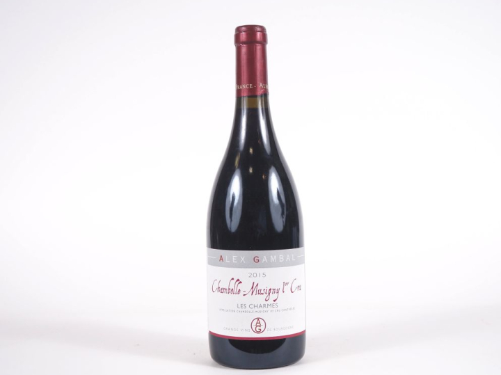 1 BOUTEILLE CHAMBOLLE MUSIGNY 1er CRU "LES CHARMES" ALEX GAMBAL - 2015