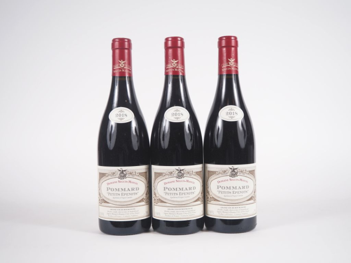 3 BOUTEILLES POMMARD "PETITS EPENOTS" DOMAINE SEGUIN MANUEL - 2018 