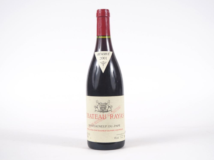 1 BOUTEILLE CHÂTEAU RAYAS CHÂTEAUNEUF DU PAPE - 2001 - ÉTIQUETTE TRÈS 