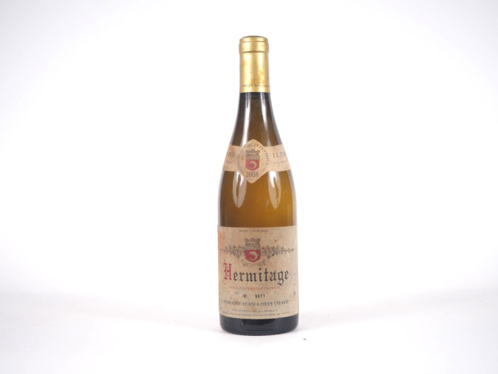 1 BOUTEILLE l'HERMITAGE BLANC DOMAINE JEAN LOUIS CHAVE - 2008 - ES 