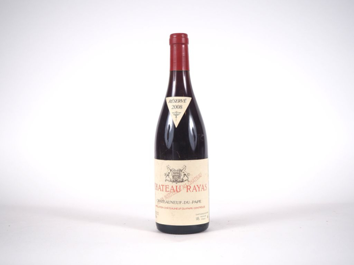 1 BOUTEILLE CHÂTEAU RAYAS CHÂTEAUNEUF DU PAPE - 2008 