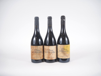 Vente aux enchères 3 BOUTEILLES MINERVOIS DOMAINE JEAN BAPTISTE SÉNAT "LE BOIS DES MERVEI