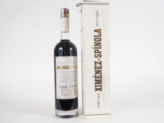 Vente aux enchères 1 BOUTEILLE XIMÉNEZ SPÍNOLA SOLERA 1918 - COFFRET 