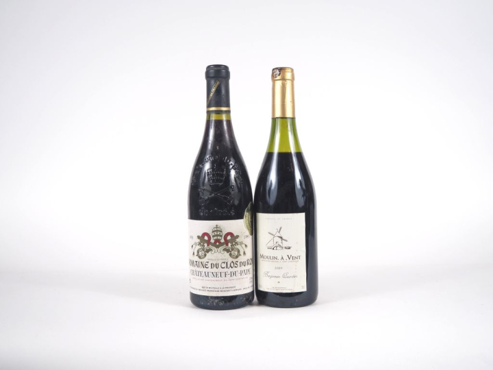 2 BOUTEILLES : 1 BOUTEILLE CHÂTEAUNEUF DU PAPE DOMAINE DU CLOS DU ROI 