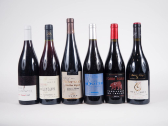 Vente aux enchères 6 BOUTEILLES : 1 BOUTEILLE FAUGÈRES DOMANE LÉON BARRAL - 2002/1 BOUTEI