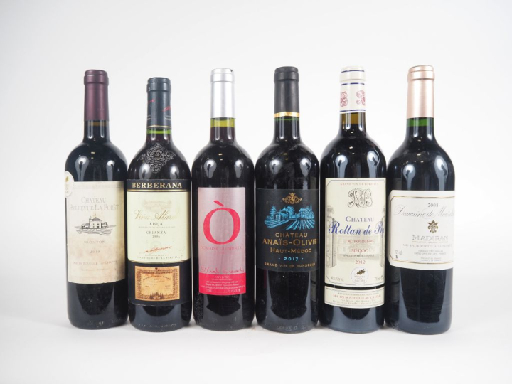 6 BOUTEILLES : 1 BOUTEILLE CHÂTEAU TANAÏS OLIVIER HAUT MÉDOC - 2017/1 