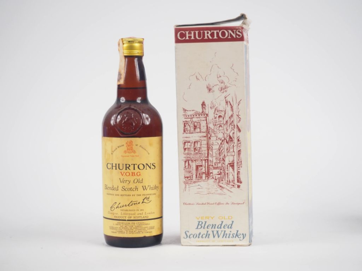 CHURTONS V.O.B.G 75 cl - 43 % - COFFRET 