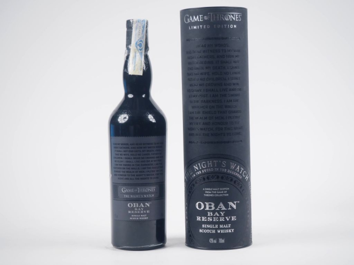 OBAN 'BAY RESERVE' GAME OF THRONES LIMITED EDITION "THE NIGHT WATCH" 7