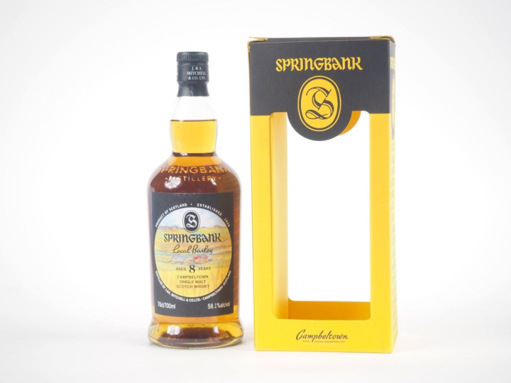 SPRINGBANK 8 YEARS BOTTLED 2024 'LOCAL BARLEY' 13 5000 BOTTLLES 70 cl 