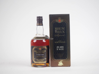 Vente aux enchères 1 BOUTEILLE RHUM VIEUX LA CARAVELLE 20 ANS D'AGE 70 cl - 40 % - COFFRE