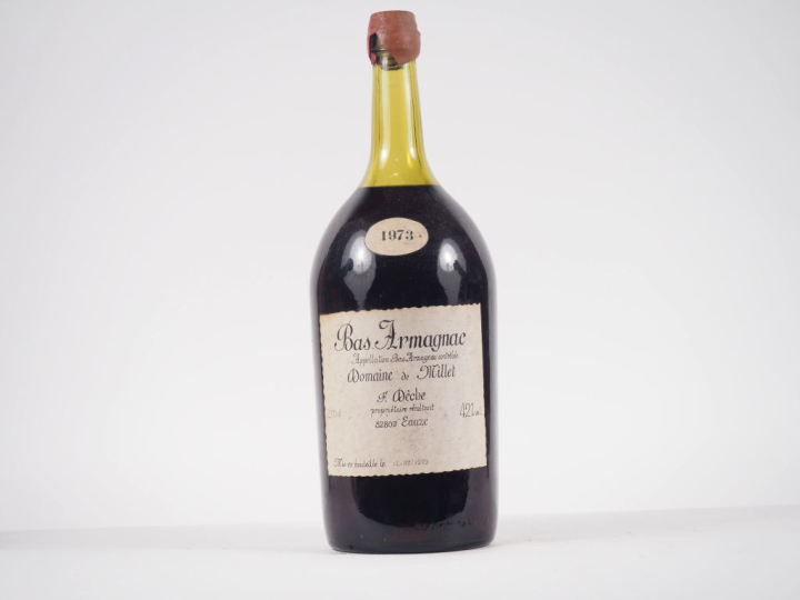 1 POT (2,5 L) BAS ARMAGNAC DOMAINE DE MILLET - 42 % - 1973