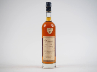 Vente aux enchères 1 BOUTEILLE BAS ARMAGNAC DOMAINE DU MIQUER 70 CL - 45 % - 1986 