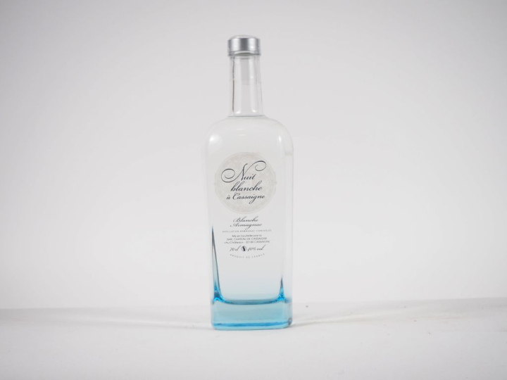 1 BOUTEILLE BLANCHE ARMAGNAC "NUIT BLANCHE À CASSAIGNE" 70 cl - 40 % 