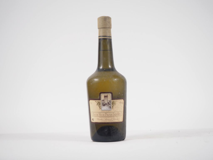 1 BOUTEILLE EAU DE VIE DE PRUNES SAUVAGES DISTILLERIE LAURENS 70 cl - 
