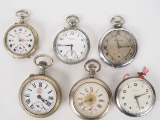 Vente aux enchères Ensemble comprenant :  - W. ROROSSKOPF   Cie Montre de gousset en méta