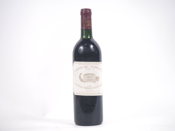 1 BOUTEILLE CHÂTEAU MARGAUX 1er GCC MARGAUX - 1984 - BG-LB/ELA/CAPS CO