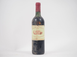 Vente aux enchères 1 BOUTEILLE PAVILLON ROUGE DU CHÂTEAU MARGAUX - 1988 - LB/ES 