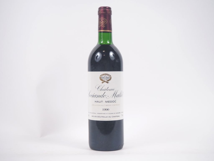 1 BOUTEILLE CHÂTEAU SOCIANDO MALLET HAUT MÉDOC - 1990 - BG