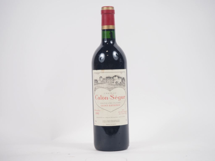 1 BOUTEILLE CHÂTEAU CALON SÉGUR GCC ST ESTÈPHE - 1993 - ELA 