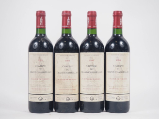 Vente aux enchères 4 BOUTEILLES CHÂTEAU DU GRAND CHAMBELLAN LALANDE POMEROL - 1999 - ELS 