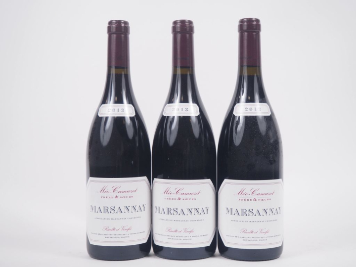 3 BOUTEILLES MARSANNAY DOMAINE MÉO CAMUZET  - 2013