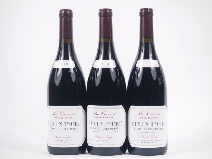 3 BOUTEILLES FIXIN 1er CRU "CLOS DU CHAPITRE" DOMAINE MÉO CAMUZET - 20