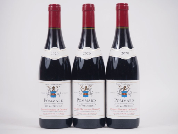 3 BOUTEILLES POMMARD "LES VAUMURIENS" DOMAINE MACHARD DE GRAMONT - 202