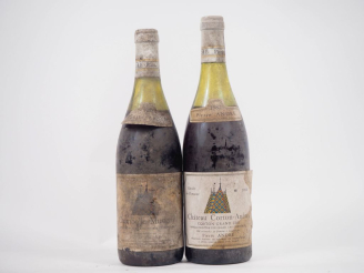 Vente aux enchères 2 BOUTEILLES PIERRE ANDRÉ : 1 CHAMBOLLE MUSIGNY - 1981 - 4 CM/ETS / 1 
