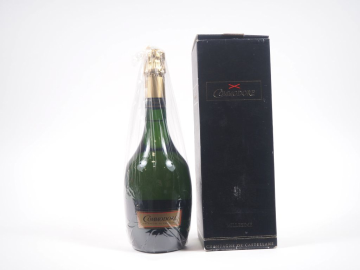 1 BOUTEILLE CHAMPAGNE DE CASTELLANE "COMMODORE" - 1997 - COFFRET 