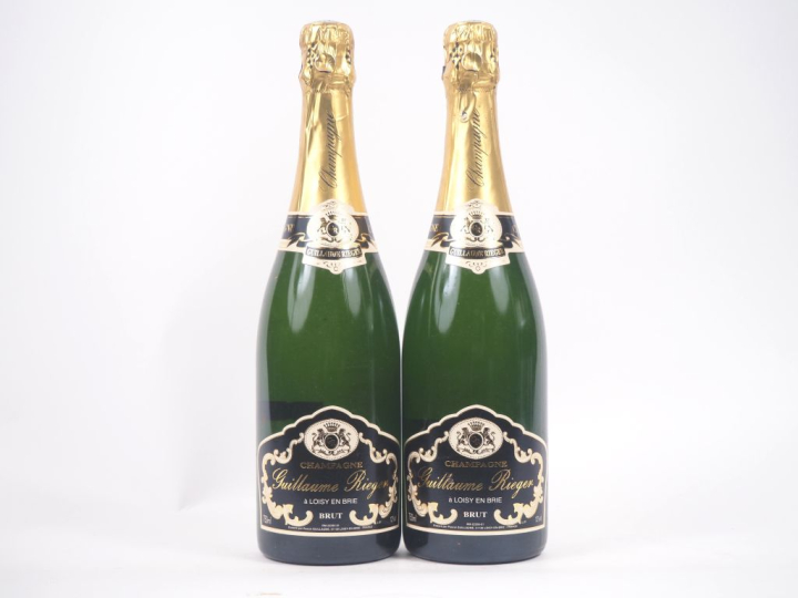 2 BOUTEILLES CHAMPAGNE GUILLAUME RIEGER 