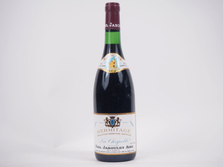 1 BOUTEILLE HERMITAGE "LA CHAPELLE" PAUL JABOULET AINÉ - 1984 - 2,7 CM