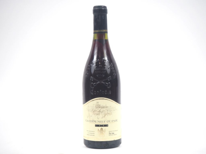 1 BOUTEILLE CHÂTEAUNEUF DU PAPE DOMAINE DU VIEUX CYPRÈS - 1989