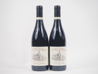 Vente aux enchères 2 BOUTEILLES VACQUEYRAS "CUVÉE DES TEMPLIERS" DOMAINE LE CLOS DES CAZA