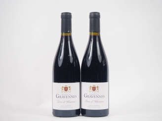 Vente aux enchères 2 BOUTEILLES CÔTES DU RHÔNE VILLAGES "TERRE D'HISTOIRE" DOMAINE DES GR