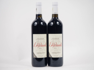 Vente aux enchères 2 BOUTEILLES COLLIOURE DOMAINE TAMBOUR "L'ALCHIMISTE" - 2016 