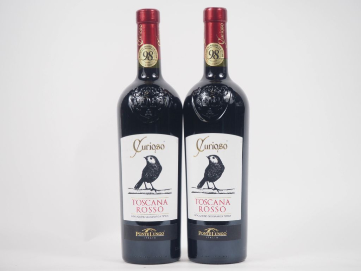2 BOUTEILLES TOSCANA ROSSA "CURIOSO" - 2018