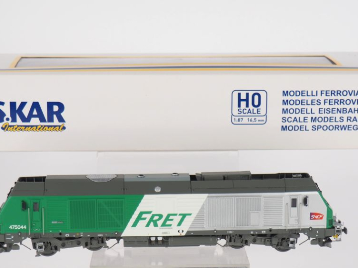 Matériel roulant de marque OS.KAR réf OS 1508 SNCF Fret 475044 Alstom-