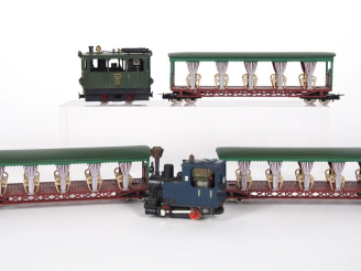 Vente aux enchères Lot de modelisme petit écartement dont HOe Jouef voitures train balade